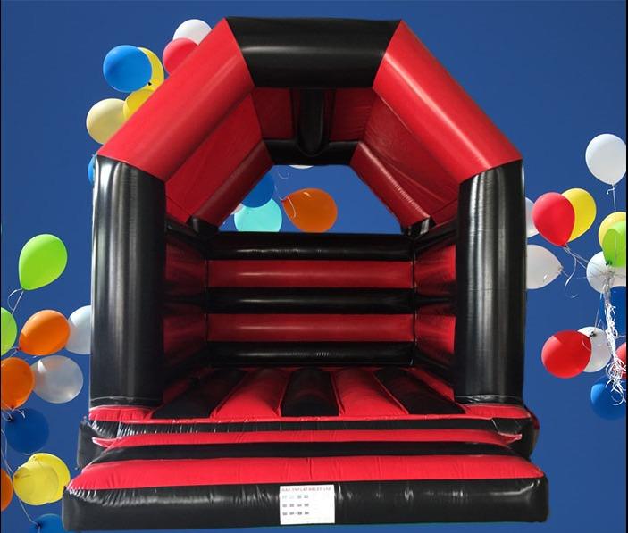 A Frame Red And Black Bouncy Castle AAA1093