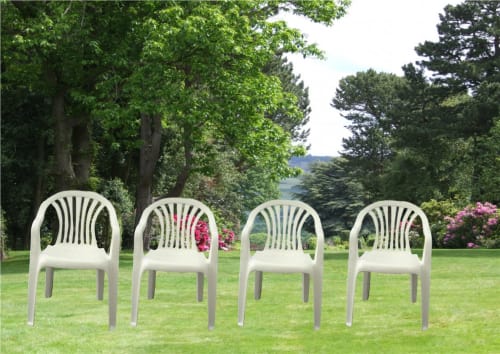 30 Plastic Garden Chairs 1342